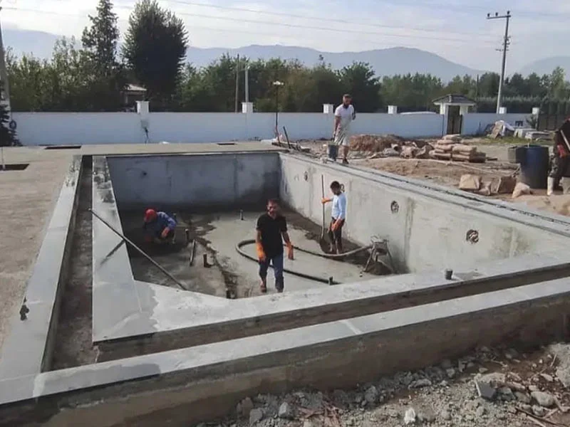 Completed swimming pool project 4