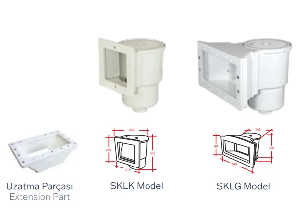Li̇ner Ve Beton Poollar İçi̇n Skimmer